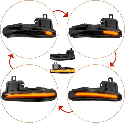 LED Side Mirrors LED UND Signal استبدال RAV4 XA50 2019-2021 ، بديل لـ Highlander XU70 2020-2021 ، استبدال Tacoma 2016-2021 in Kuwait