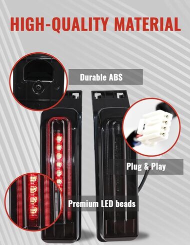 Saddlebag Fender Light for Harley ، 3 في 1 LED LED LED LED RUNT BRAKE TRAND LIGHTS LIGHTS FAXILIARY LIGHTS لـ HARLEY ULTRA ROAD KING FLHR ELECTRA GLIDE 2014-2024 ملحقات in Saudi Arabia