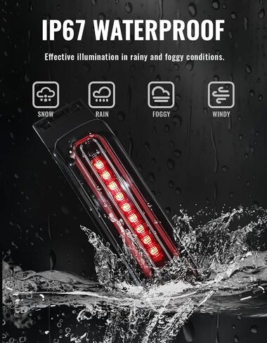 Saddlebag Fender Light for Harley ، 3 في 1 LED LED LED LED RUNT BRAKE TRAND LIGHTS LIGHTS FAXILIARY LIGHTS لـ HARLEY ULTRA ROAD KING FLHR ELECTRA GLIDE 2014-2024 ملحقات in Saudi Arabia