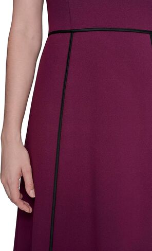 Karl Lagerfeld Women's Sleeveless Scuba Crepe Wear to Work Midi Dress in Saudi Arabia