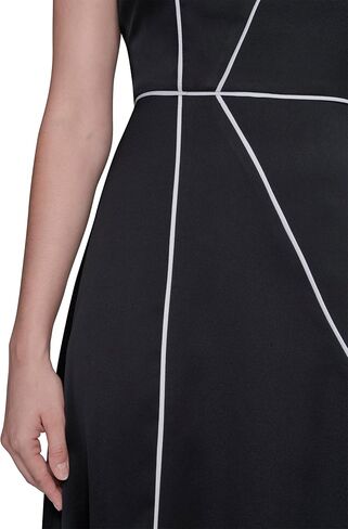 Karl Lagerfeld Women's Sleeveless Scuba Crepe Wear to Work Midi Dress in Saudi Arabia