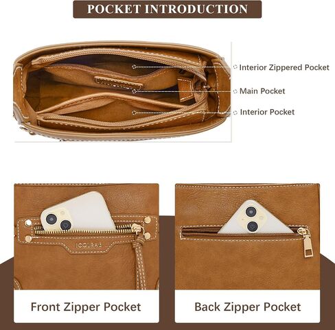 محفظة Crossbody مع حزام قابل للتعديل ، أكياس Crossbody حقيبة اليد العصرية للنساء للحفاظ in Saudi Arabia