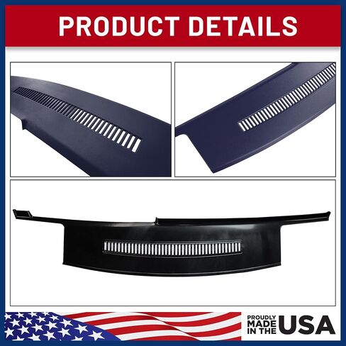 DashSkin Molded Plastic Dash Cover Compatible 1988-1994 C1500 C2500 C3500 K1500 K2500 K3500 Silverado Sierra Tahoe Yukon Suburban in Dark Blue - Made in The USA in Kuwait