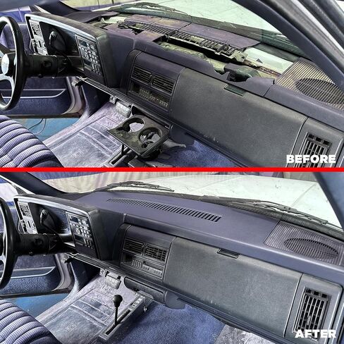 DashSkin Molded Plastic Dash Cover Compatible 1988-1994 C1500 C2500 C3500 K1500 K2500 K3500 Silverado Sierra Tahoe Yukon Suburban in Dark Blue - Made in The USA in Kuwait