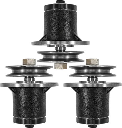 Caltric 502303 Deck Spindle Assembly Compatible with King Kutter RFM-48-XB 4' 48" / RFM-60 5' 60"/ RFM-72 RSFM-72 6' 72" Qty 3 in Saudi Arabia