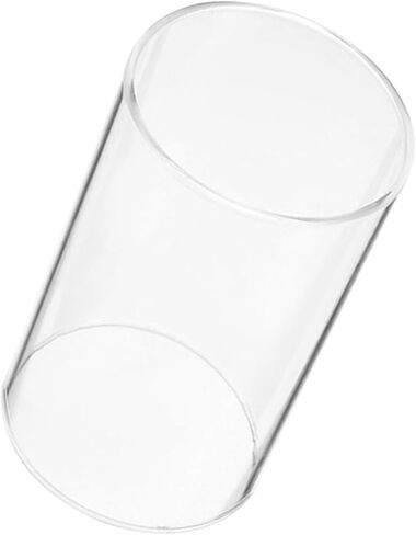 Clear Candle Holder Sleeve Transparent High Borosilicate Glass Tube for Open Ended Candles for Home Decor Weddings and Special Occasions in Saudi Arabia