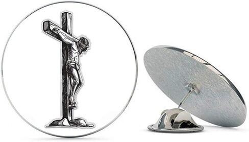 Jesus Christ Saviour Metal 0.75" Lapel Hat Pin Tie Tack Pinback in Saudi Arabia