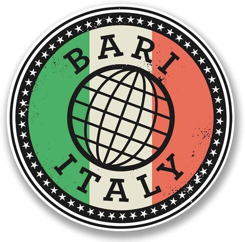 Bari Italy Round Metal 0.75" Lapel Pin Hat Shirt Pin Tie Tack Pinback in Saudi Arabia