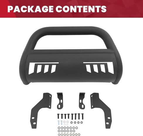 HECASA Bull Bar Compatible with 2022-2025 Nissan Frontier 3" Texture Front Push Bar Bumper Grill Guard Brush Guard Steel Black in Saudi Arabia