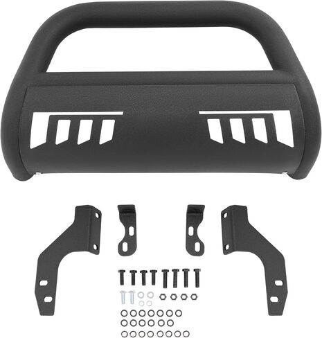 HECASA Bull Bar Compatible with 2022-2025 Nissan Frontier 3" Texture Front Push Bar Bumper Grill Guard Brush Guard Steel Black in Saudi Arabia