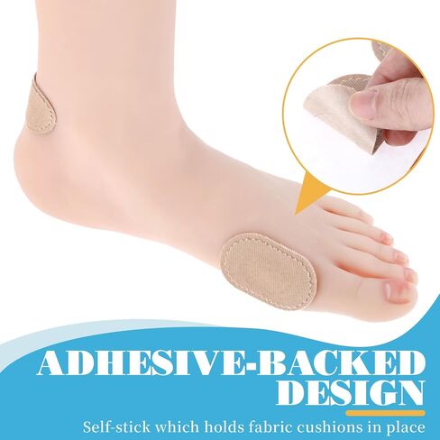 36 Pcs Bunion Pads for Bunion Relief, Self-Stick Protector Patches Bunions Pain Relief Pads to Wear with Shoes, Disposable Foot Cushions for Women & Men, Prevents Friction & Pressure in Saudi Arabia
