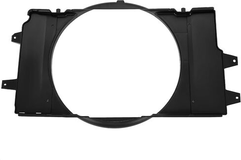Hecasa Fan Shroud متوافق مع 1994-2002 Dodge RAM 2500 3500 استبدال لـ 52028003AB الألياف الزجاجية المعززة البولي بروبيلين المبرد مروحة التبريد in Saudi Arabia