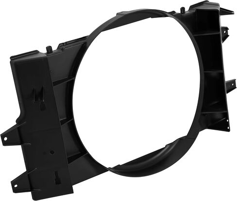 Hecasa Fan Shroud متوافق مع 1994-2002 Dodge RAM 2500 3500 استبدال لـ 52028003AB الألياف الزجاجية المعززة البولي بروبيلين المبرد مروحة التبريد in Saudi Arabia