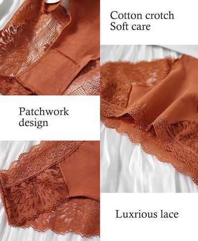 Kingfung Sexy Bikini Underwear for Women Seamless No Show Panties Ladies Lace Cheeky Hipster in Kuwait