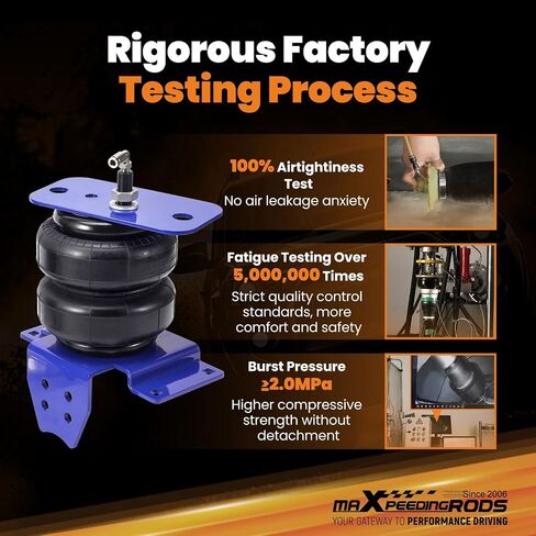 MaxPeedingrods 5000 رطل أكياس التعليق الهواء الخلفي ل Toyota Tundra بيك آب شاحنات 2WD و 4WD 2007-2021 Air Spring Ride Kit in Saudi Arabia