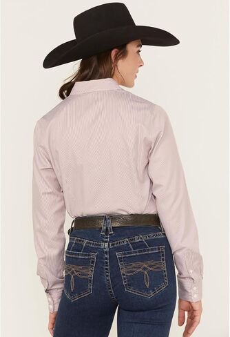 Cinch Women's Pink Stripe Shirt in Saudi Arabia