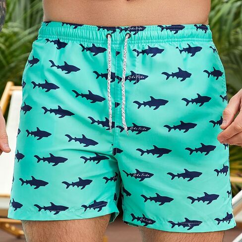 جذوع السباحة السريعة للرجال الجافة - شورت شورت شاطئ العطلات (الحجم: طلب 2 أحجام أكبر لأفضل ملاءمة) in Kuwait