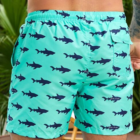 جذوع السباحة السريعة للرجال الجافة - شورت شورت شاطئ العطلات (الحجم: طلب 2 أحجام أكبر لأفضل ملاءمة) in Kuwait