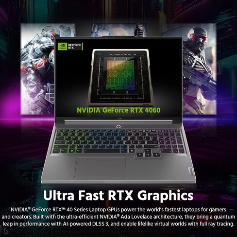 كمبيوتر محمول للألعاب Lenovo Legion Pro 5i Gen 8 مقاس 16 بوصة (موديل 2023) - Intel Core i7-13700HX 16C، NVIDIA GeForce RTX 4070، ذاكرة الوصول العشوائي 16 جيجابايت، 1 تيرابايت M.2 NVMe SSD، 16.0 بوصة IPS QHD+ 500 nits 240 هرتز، Windows 11 Home ، أونيكس جرا in Saudi Arabia