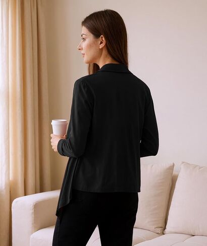 Gys Cardigans للسيدات الخيزران Viscose النعومة في الجلسة الثانية طوال اليوم دفعة طويلة الأكمام مفتوحة الأمام متعددة الاستخدامات in Saudi Arabia