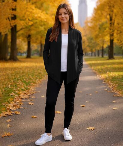 Gys Cardigans للسيدات الخيزران Viscose النعومة في الجلسة الثانية طوال اليوم دفعة طويلة الأكمام مفتوحة الأمام متعددة الاستخدامات in Saudi Arabia