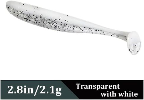 WOLFSKIN Fishing Lure Kit Soft Lure Fishing Bait Set Including Hooks Plastic Paddle Tail Swimbaits Curly Tail Worms Grubs for Bass Trout Walleye Crappie Freshwater Saltwater in Saudi Arabia
