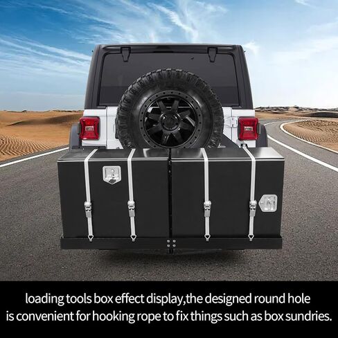 60 × 20 صينية حاملة شحن عوائق ، سلة شحن Hitch Mount - سعة 500 رطل ، 2 بوصة ساق قابلة للطي ، الفولاذ الأسود - سيارات وسيارات الدفع الرباعي والشاحنات in Kuwait