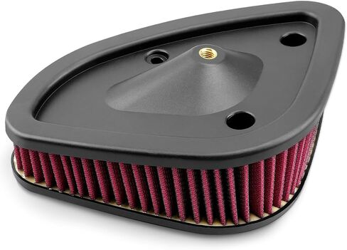 محرك مرشح الهواء الملائم لهارلي ديفيدسون Air Filter Road King ، Electra Glide ، Ultra ، Classic ، Freewheeler ، Street ، Glide ، Limited 2017-2021 PowerSport Air Filter استبدال HD-1717 29400212 in Kuwait