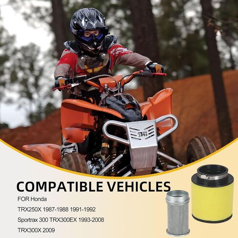 Air Filter & Cleaner Body Guide for Honda TRX250X 1987-1992 TRX300EX TRX300X 1993-2009 in Saudi Arabia