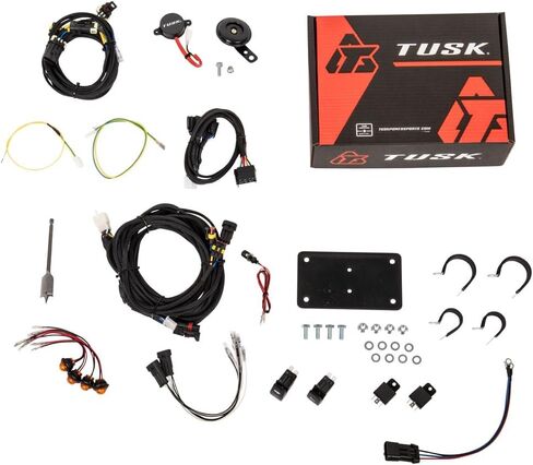 TUSK Plug and Play UTV Signal & Horn Kit with Button Lights Compatible with Can-Am Maverick X3 Max X RS Turbo RR 72 Inch 2020-2024/X3 X RC Turbo RR 64 Inch 2022-2024 in Saudi Arabia