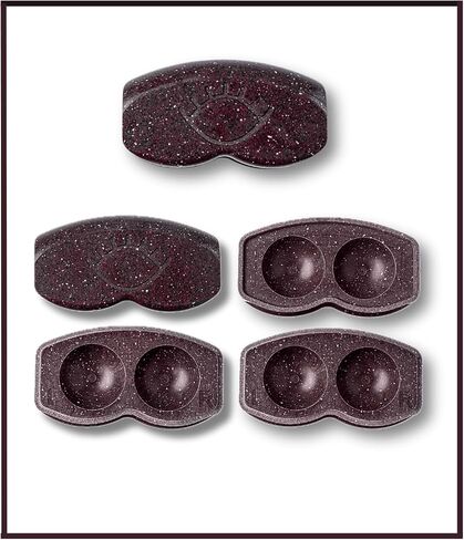 Premium Contact Lens Case | Durable, Non-Plastic, Eco-Friendly Contact Case | Sleek Modern Design with Magnetic Locking System | Made from Luxury Solid Surface Material (White Onyx) in Saudi Arabia