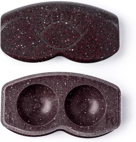 Premium Contact Lens Case | Durable, Non-Plastic, Eco-Friendly Contact Case | Sleek Modern Design with Magnetic Locking System | Made from Luxury Solid Surface Material (White Onyx) in Saudi Arabia