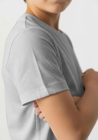 Andrew Scott Boys' Color T Shirts | Short Sleeve Basic Tops | Unisex | Muti Packs in Saudi Arabia