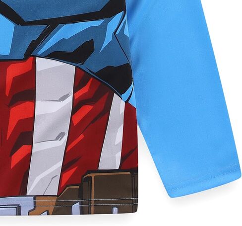 Marvel Avengers Iron Man Captain America Spider-Man Miles Morales Venom Boys Long Sleeve Hooded Shirt for Big Kids in Saudi Arabia