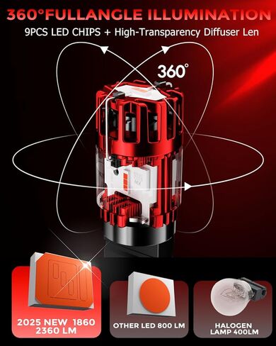 3157 P27/7W RED LED LED LED LIFT LIFT FIND 2009-2020 FORD F-150/2011-2019 F-25 in Kuwait