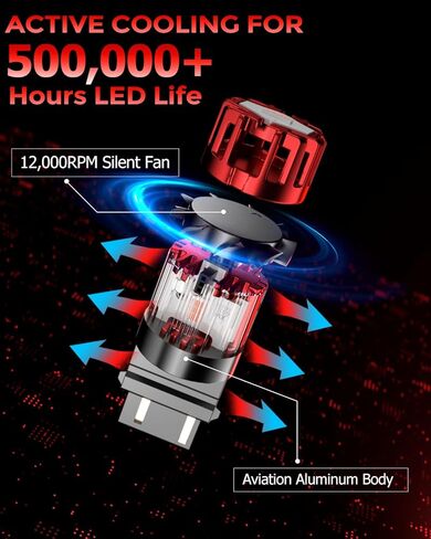 3157 P27/7W RED LED LED LED LIFT LIFT FIND 2009-2020 FORD F-150/2011-2019 F-25 in Kuwait