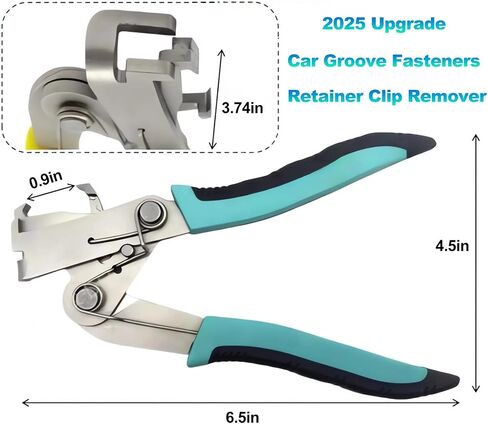 Clip Clip Professional Clip - أداة إزالة لوحة السيارات للسحابات والمقاطع والمسامير | متعدد الوظائف SNAP الخاتم كماشة | طقم التفكيك in Kuwait