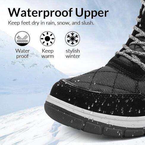 Mysoft Women's Snow Boots مقاومة للماء الدانتيل الدانتي in Saudi Arabia