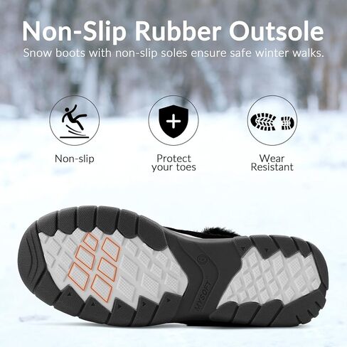 Mysoft Women's Snow Boots مقاومة للماء الدانتيل الدانتي in Saudi Arabia