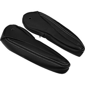 غطاء جلدي مسند للذراعين ، سائق ومساعد بديل للركاب غطاء مسند مقعد أسود متوافق مع كرايسلر تاون آند كونتري 2011-2016 in Kuwait