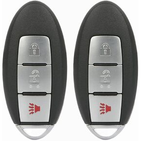 2 Pack 3 Buttons Control Car Key FOB 2010-2014 FIT for Nissan Cube 1.8L ، 2011-2017 FIT for Nissan Juke 1.6L CWTWB1U808،285E31KM0D in Kuwait