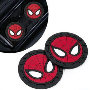 حامل العنكبوت 2pcs كأس السيارات للسيارات لعشاق Marvel ، و SPIDER MAN CAR CARATERS FOR CAP CUP FORSERT ، SILICONON NON SLIP CUR CUP ، 2.75 Int in Kuwait
