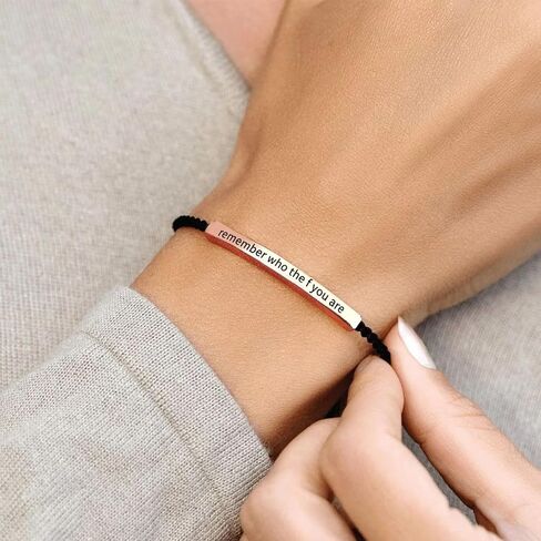 YANCHUN Dont Let The Hard Days Win Bracelet Inspirational Gifts for Women Remember Who You are Bracelet Christmas Stocking Stuffers Gifts in Saudi Arabia