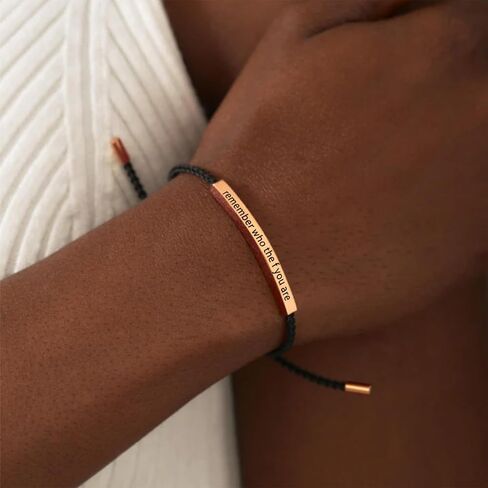YANCHUN Dont Let The Hard Days Win Bracelet Inspirational Gifts for Women Remember Who You are Bracelet Christmas Stocking Stuffers Gifts in Saudi Arabia
