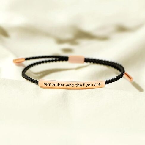 YANCHUN Dont Let The Hard Days Win Bracelet Inspirational Gifts for Women Remember Who You are Bracelet Christmas Stocking Stuffers Gifts in Saudi Arabia