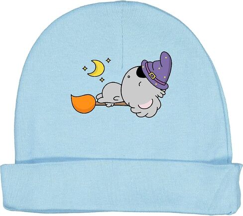 inktastic Halloween Koala, Cute Koala, Witch Hat, Broom, Moon Baby Beanie Hat in Saudi Arabia
