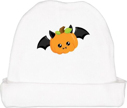 inktastic Halloween, Pumpkin, Bat Wings, Trick or Treat, Boo Baby Beanie Hat in Saudi Arabia