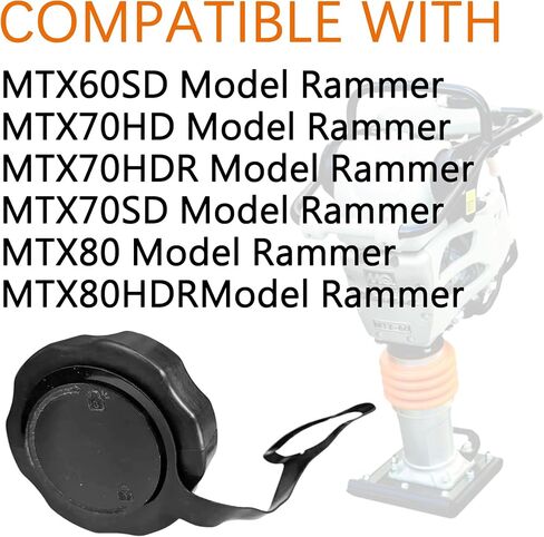 366350460 غطاء خزان الوقود متوافق مع Mikasa MTX60SD ، MTX70HD ، MTX70HDR ، MTX70SD MTX80 ، MTX80HDR Rammers in Kuwait