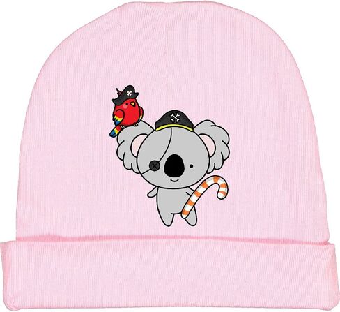 inktastic Pirate Koala, Cute Koala, Pirate Hat, Parrot, Candy Baby Beanie Hat in Saudi Arabia