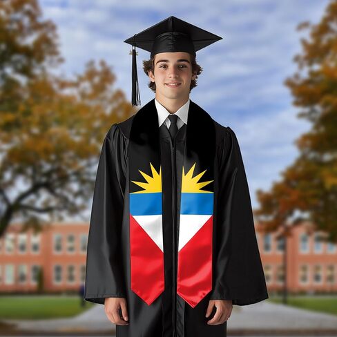 Graduation Stole Class of 2025 Country Flag Graduation Sash Unisex Adult 72" Long in Saudi Arabia